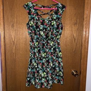 Sleeveless Floral Dress